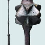 Handcrafted Vintage Royal Scepter Wooden Carved Scepter