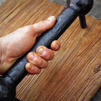 Vintage Cast Iron Door Knob - Duty Industrial-Style Door