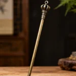 Handcrafted Metal Scepter (with crown-topped design)