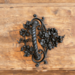 Retro Black Metal Decorative Door Handle for Rustic Home