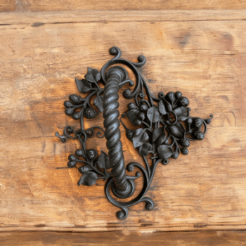 Retro Black Metal Decorative Door Handle for Rustic Home