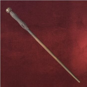Handcrafted Artisan Magic Wand - Textured Handle Wizard Prop