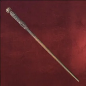 Handcrafted Artisan Magic Wand - Textured Handle Wizard Prop