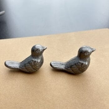 Rustic Metal Bird Ornaments for Home Tabletop Decor Craft