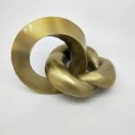 Handcrafted Infinity Knot Decor for Office Desk Home Ornament