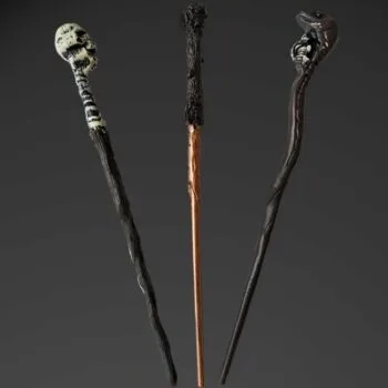 Gothic Skull/Skeleton Carved Dark Magic Collectible Wands
